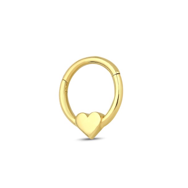 Altın Kalp Tragus Küpe - Baroni Diamond (1)