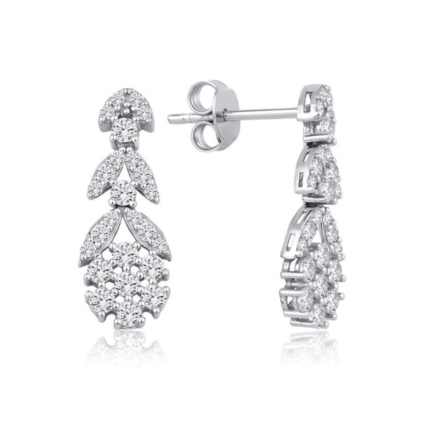 Altın Kar Tanesi Küpe - Baroni Diamond