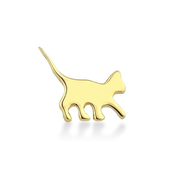 Altın Kedi Tragus Küpe - Baroni Diamond
