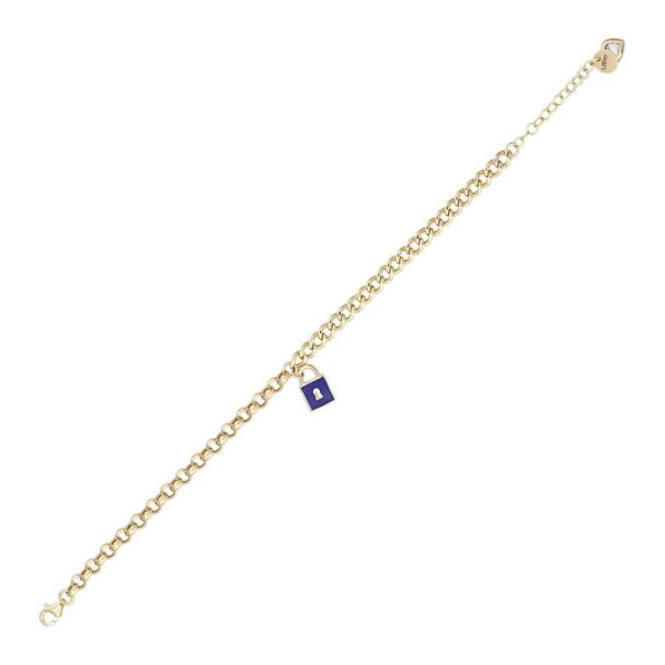 Altın Kilit Bileklik - Baroni Diamond