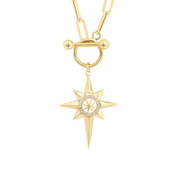 Altın Kuzey Yıldızı Kolye - Baroni Diamond (1)