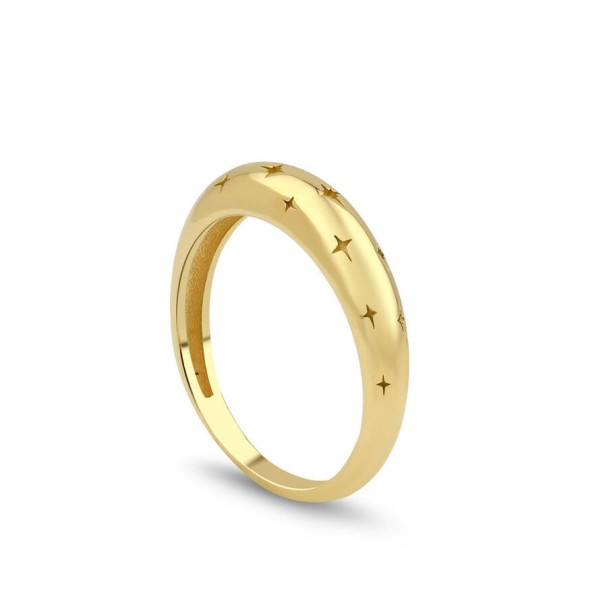 Altın Kuzey Yıldızı Yüzük - Baroni Diamond (1)