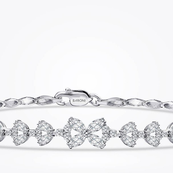 Altın Markiz Taşlı Bileklik - Baroni Diamond (1)