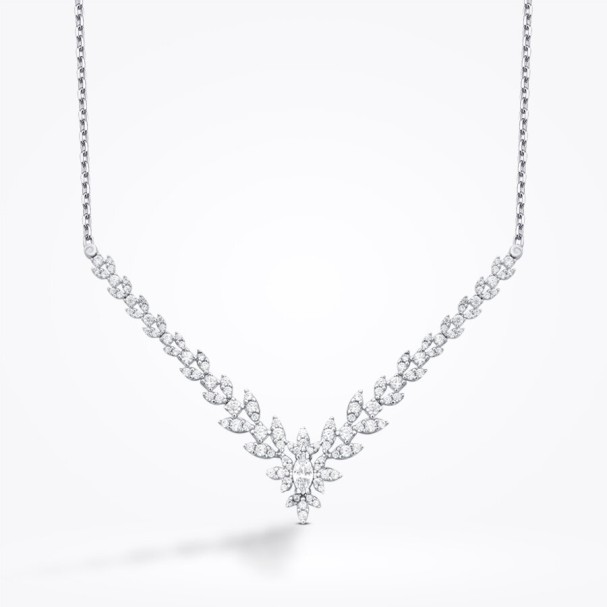 Altın Markiz Taşlı Gerdanlık - Baroni Diamond