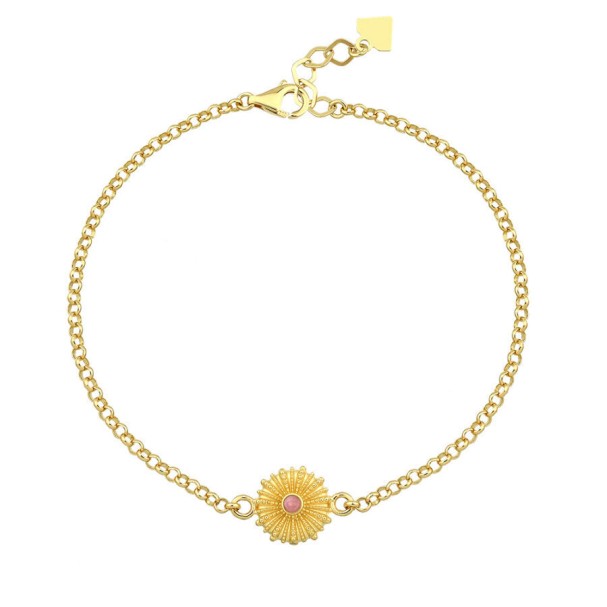 Altın Renkli Taşlı Trend Bileklik - Baroni Diamond