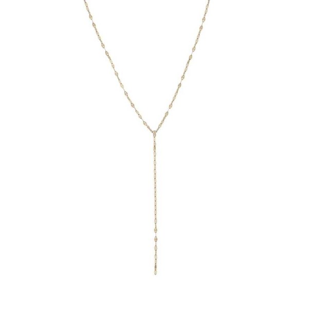 Altın Sarkık Trend Zincir Kolye - Baroni Diamond