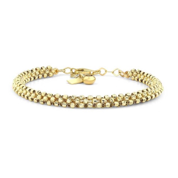 Altın Sıralı Bileklik - Baroni Diamond