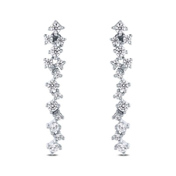 Altın Su Yolu Küpe - Baroni Diamond