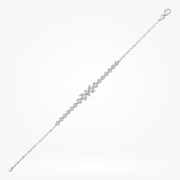 Altın Tasarım Bileklik - Baroni Diamond