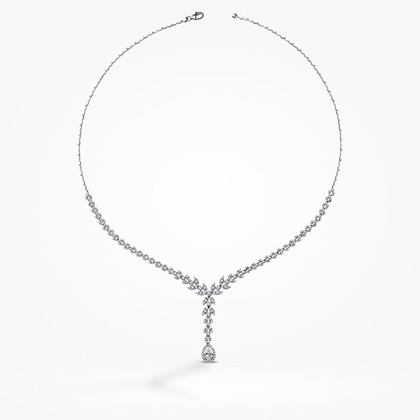 Altın Su Yolu Trend Kolye - Baroni Diamond