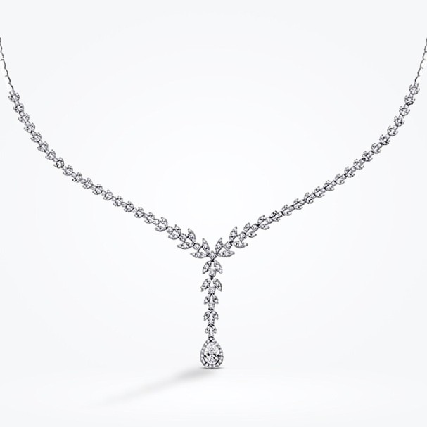 Altın Su Yolu Trend Kolye - Baroni Diamond (1)
