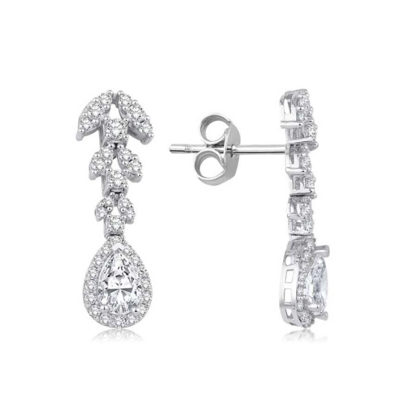 Altın Damla Trend Küpe - Baroni Diamond