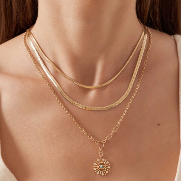 Altın Tasarım Zincir - Baroni Diamond (1)