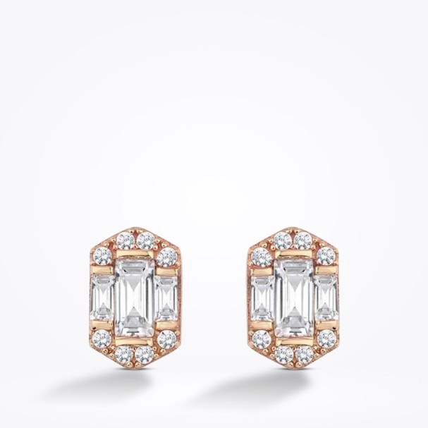 Altın Taşlı Küpe - Baroni Diamond (1)