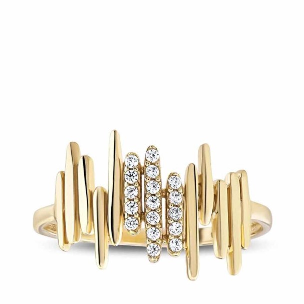 Altın Kalp Atışı Yüzük - Baroni Diamond