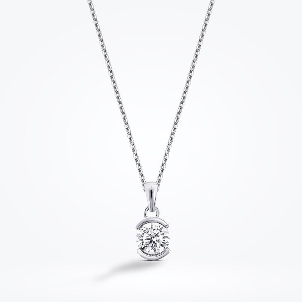 Altın Tektaş Kolye - Baroni Diamond
