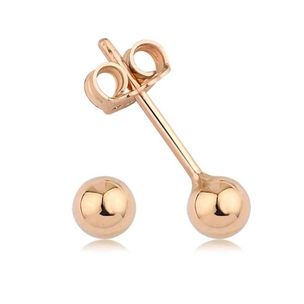 Altın Top Minimal Küpe - Baroni Diamond