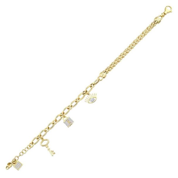 Altın Trend Bileklik - Baroni Diamond