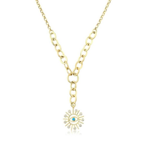 Altın Trend Kolye - Baroni Diamond