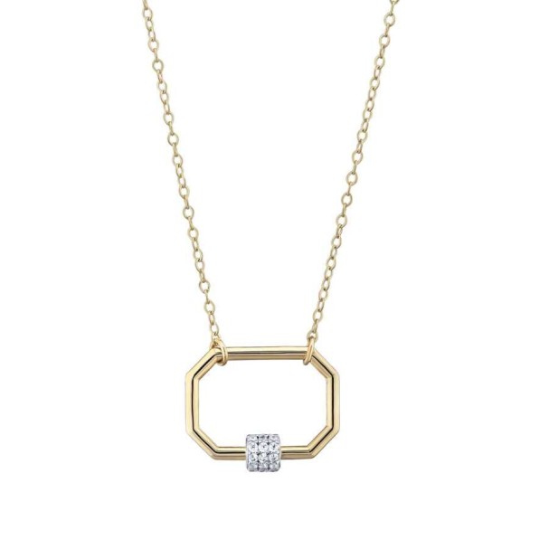 Altın Trend Kolye - Baroni Diamond