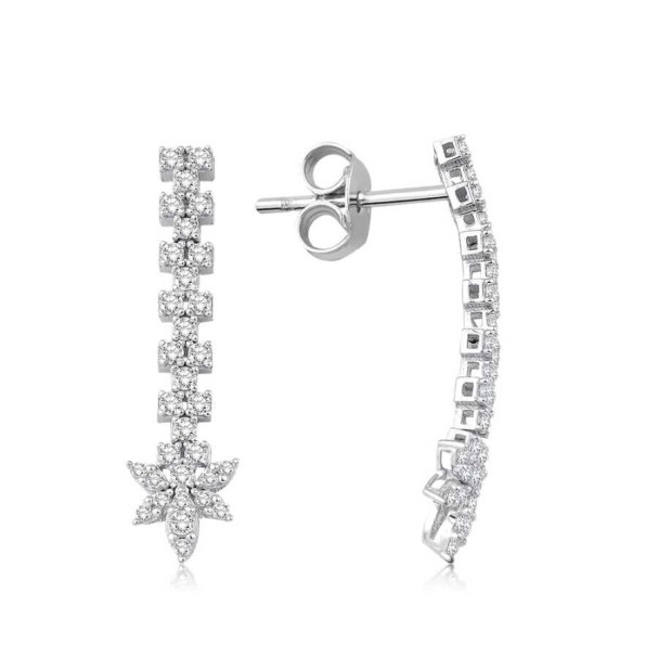 Altın Trend Küpe - Baroni Diamond