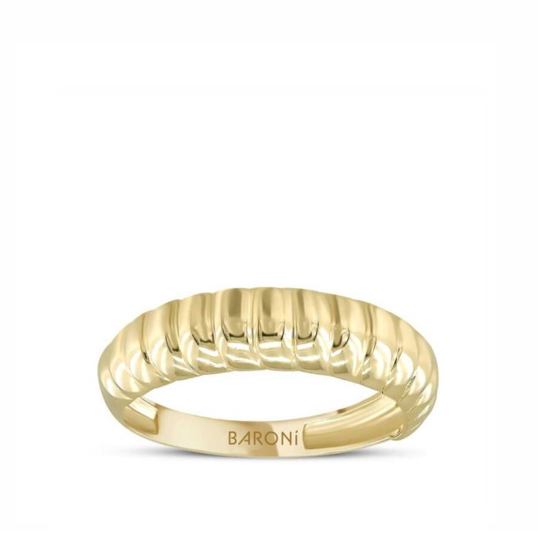 Altın Burgu Yüzük - Baroni Diamond