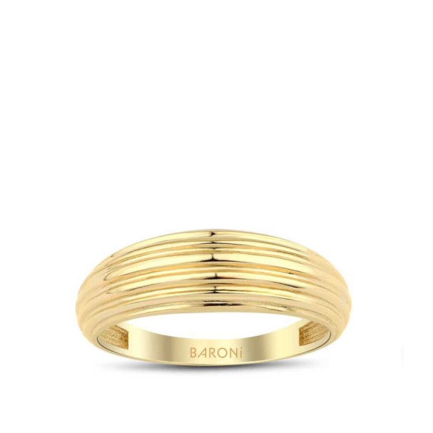 Altın Çizgili Yüzük - Baroni Diamond