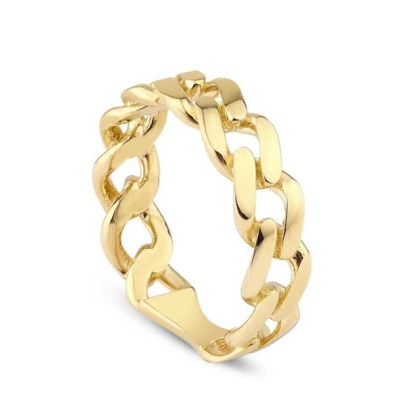 Altın Zincir Yüzük - Baroni Diamond (1)