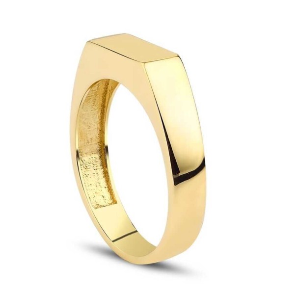 Altın Köşeli Şövalye Yüzük - Baroni Diamond (1)