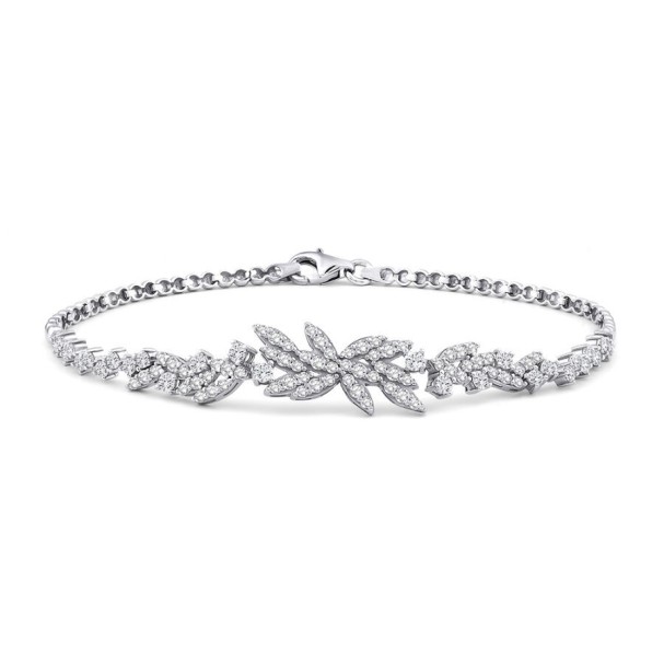 Altın Yaprak Bileklik - Baroni Diamond