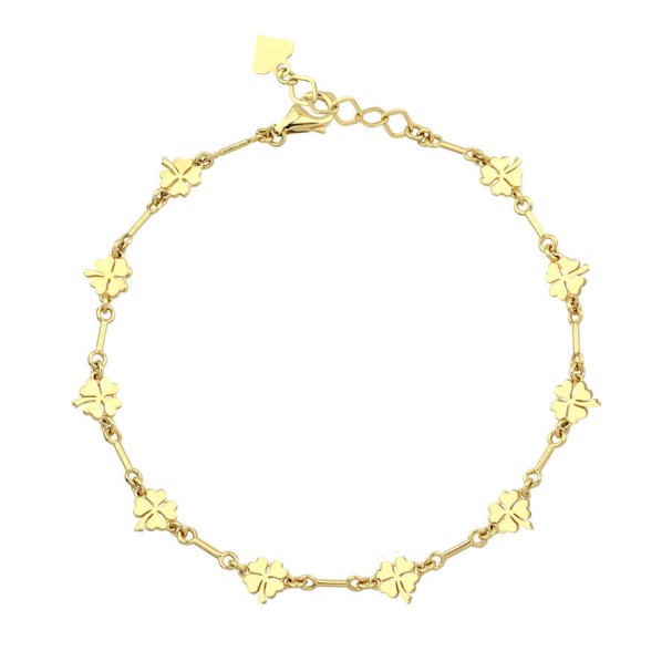 Altın Yonca Bileklik - Baroni Diamond