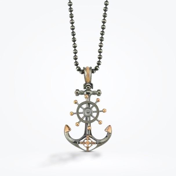 Baroni Fuego Çapa Erkek Kolye - Baroni Diamond